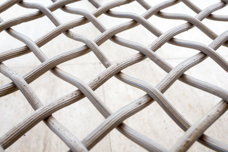 Plastic weave pattern for furniture