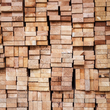 Wood stack background and textureの写真素材