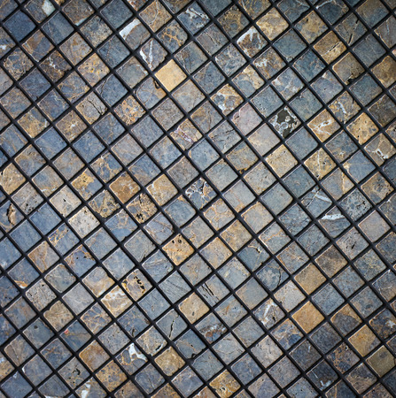 Abstract of mosaic wall tile background and textureの写真素材