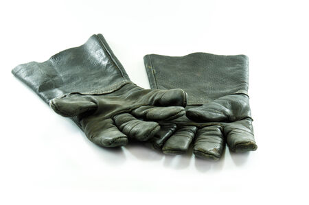 Work Gloves Isolated on white backgroundの写真素材