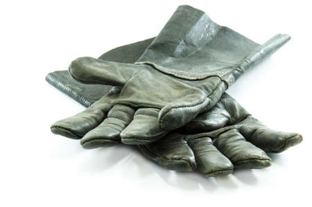 Work Gloves Isolated on white backgroundの写真素材
