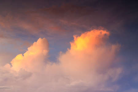 Beautiful cloud at Sunrise timeの写真素材