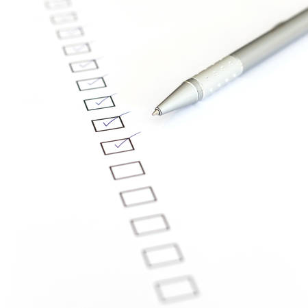 blank checkboxの写真素材