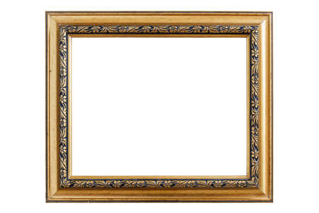 Photo frame isolated on white backgroundの写真素材