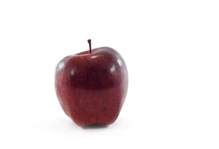 Apple isolated on whiteの写真素材