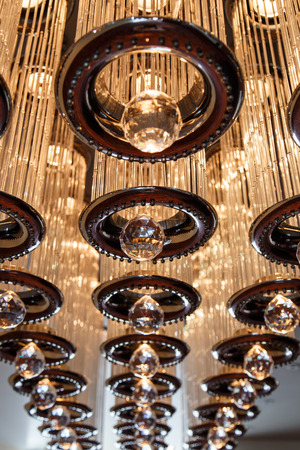 Modern ceiling lightingの写真素材