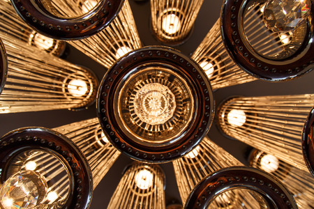 Modern ceiling lightingの写真素材