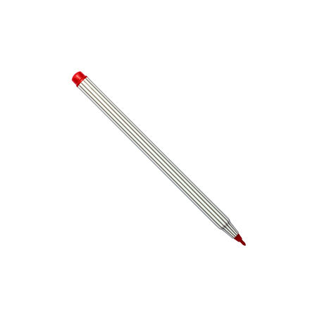 Red marker isolated on white backgroundの写真素材
