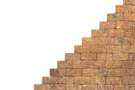 Red brick wall texture backgroundの写真素材