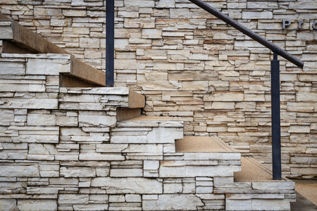 Natural stone wall texture for backgroundの写真素材