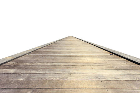 Wood bridge to the sea in Koh Samui, Thailand