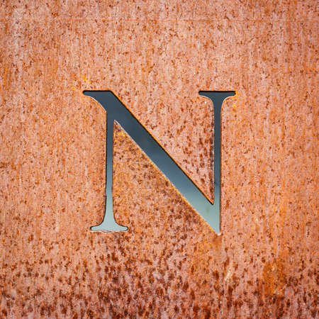 Rusty on white metal sheetの写真素材