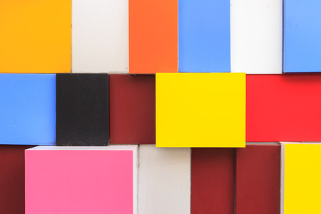 Colorful of wood doorの写真素材