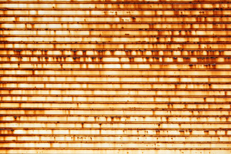 Metal door at sea side get rustyの写真素材