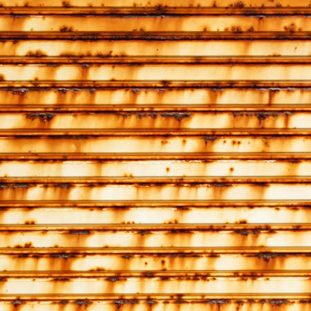 Metal door at sea side get rustyの写真素材