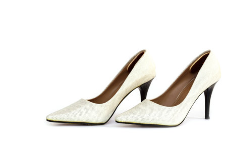 Close up lady shoeの写真素材