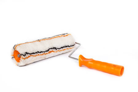 Paint roller isolatedの写真素材