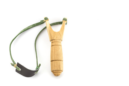 Slingshot isolated on white backgroundの写真素材