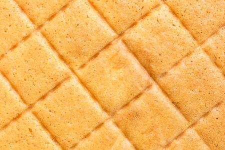 Close up Texture of butter cake background