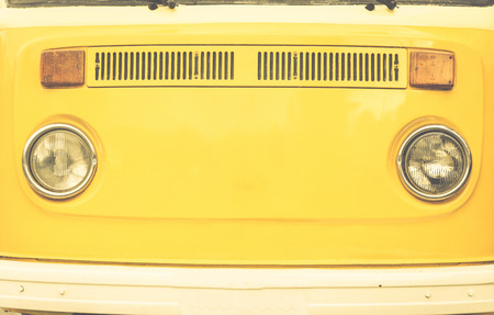 Retro postcard of the vintage carの写真素材