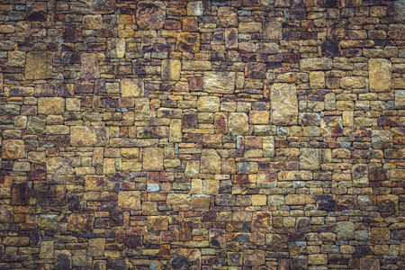 Natural stone wall texture for backgroundの写真素材