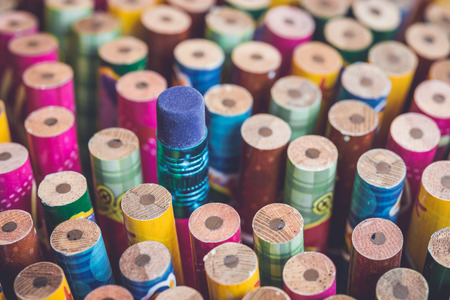 Close up pencil texture for backgroundの写真素材