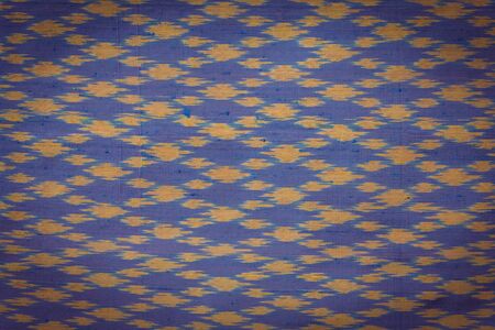 Close up Thai style handcrafted textile made by silk from northeast, Thailand