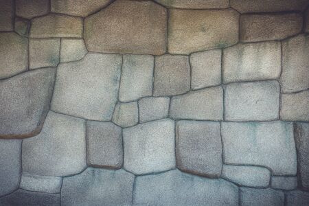 Close up Artificial stone wall texture and backgroundの写真素材
