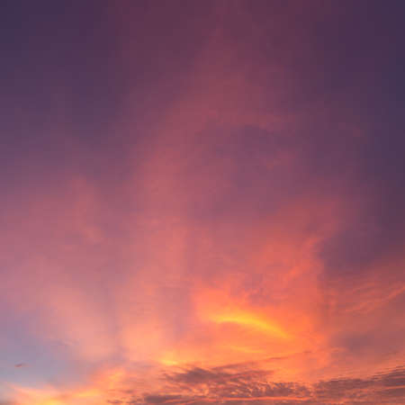 Beautiful cloud over sky at sunset time in Phuketの写真素材