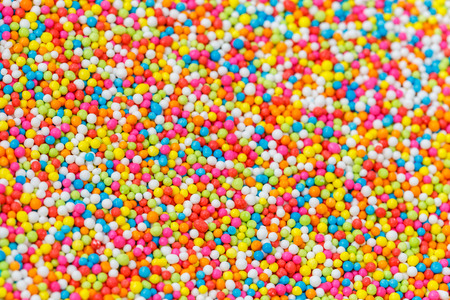 Macro pattern colorful sugar for texture and backgroundの写真素材