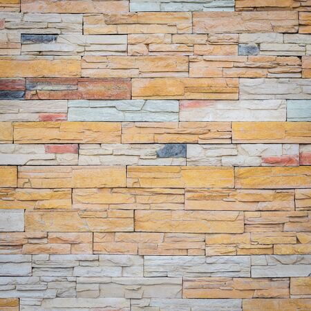 Close up Pattern of travertine natural stone wall texture and background