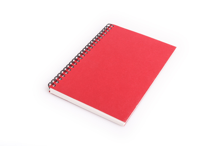 Close up book isolated on white backgroundの写真素材