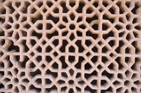 Latticework in marbleの写真素材
