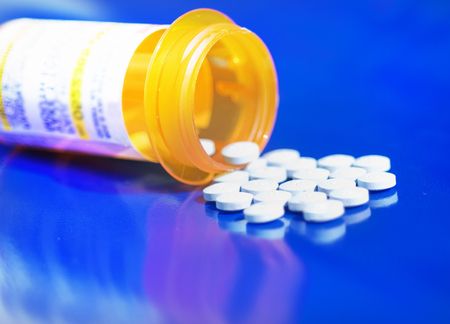 Bottle of pills and Bottle