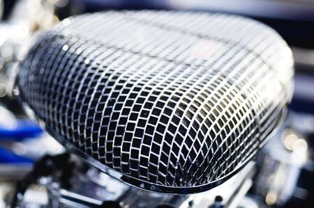 Chrome Hod Rod engine part
