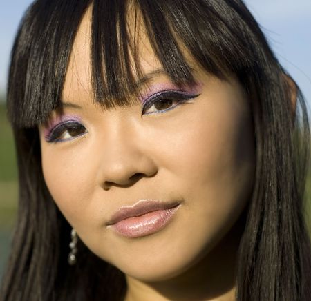 Pretty Asian woman の写真素材