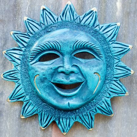Mexican style sun ray plaqueの写真素材