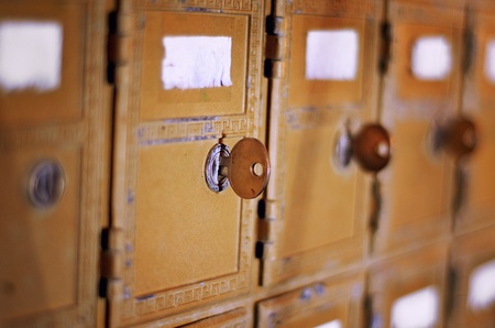 Vintage classic US mail box