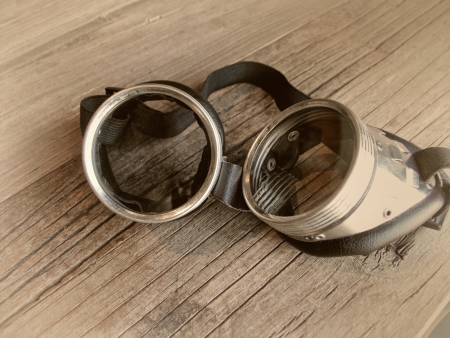 Vintage retro gogglesの写真素材