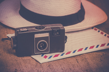 Adventure travel background iconsの写真素材