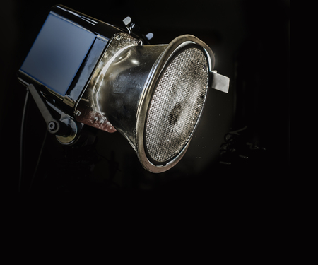 Spotlight strobe lightingの写真素材