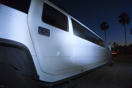Luxury limo limousine night lifeの写真素材