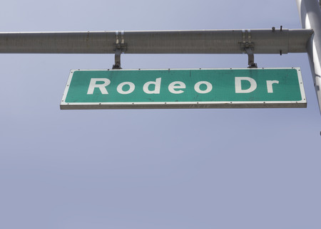 Rodeo Drive Beverly Hills CA USAのeditorial素材