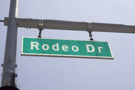 Rodeo Drive Beverly Hills CA USAのeditorial素材