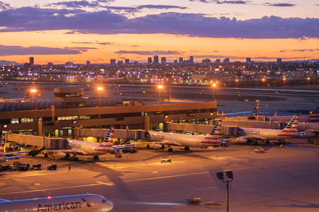 Sky Harbor Airport, Phoenix,AZ,USA May,8th,2016 March 2016 was the busiest month ever for Phoenix Sky Harbor International Airport.のeditorial素材
