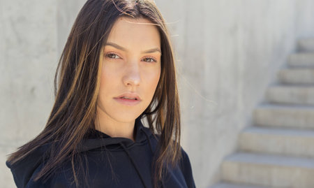 Young woman fashion portrait