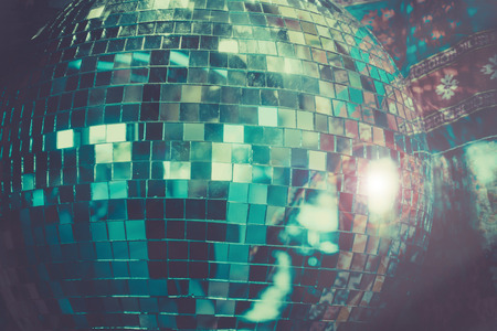 Disco Ball dance party backgroundの写真素材