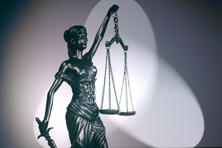 Law and Order social justice concept image