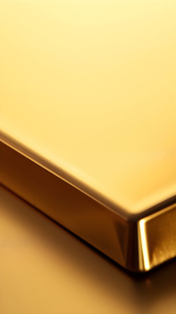 Gold bullion close-up macro shot, shallow depth of fieldの素材