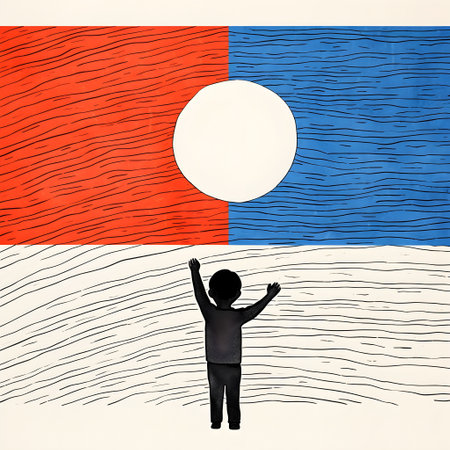 Silhouette of a man holding the flag of the South Korea.の素材